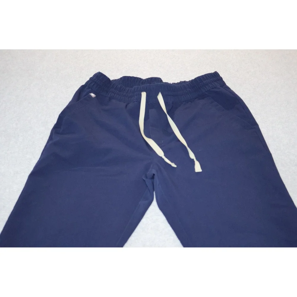 FIGS Scrub Pants Mens Small Navy Blue Technical Collection Drawstring Pockets